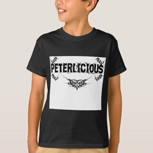 Peterlicious T-Shirt (Vorderseite)