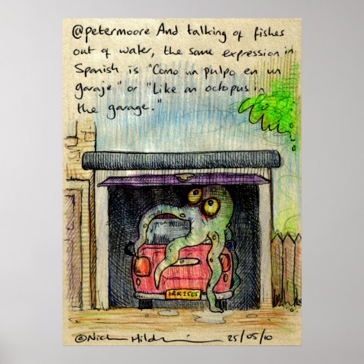 @petermoore Irkafirka-Druck Poster (Vorne)