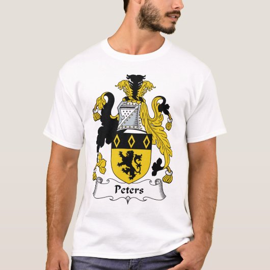 Peters Familienwappen T-Shirt (Vorderseite)