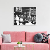 Peters Mittagessen Counter, 1950 Leinwanddruck (Insitu (Wohnzimmer))