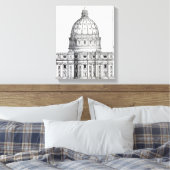 Peter's, Rom Leinwanddruck (Insitu (Schlafzimmer))