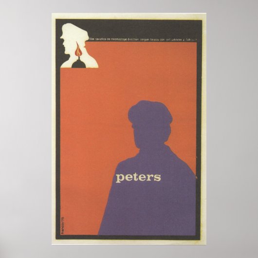 Peters (sowjetische Gewerkschaft) Kubanisches Film Poster (Vorne)