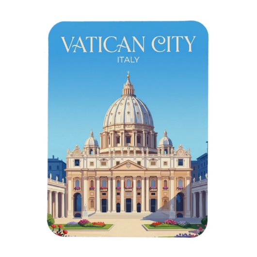 Petersbasilika Italien Magnet (Vertikal)