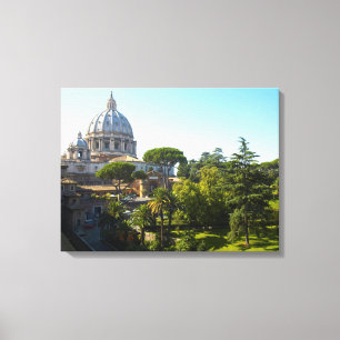 Petersbasilika, Vatikanstadt, Rom, Italien Leinwanddruck