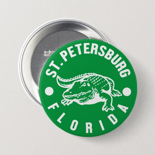 Petersburg, Florida Button (Vorne & Hinten)