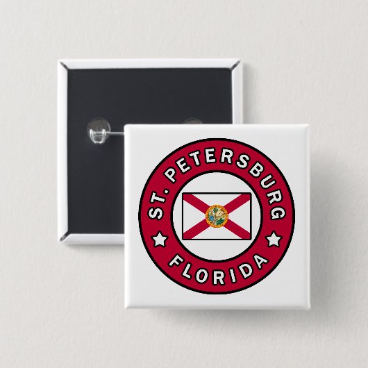 Petersburg Florida Button (Vorne & Hinten)