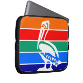 Petersburg, Florida Flag Laptop-Sieb Laptopschutzhülle (Vorne Rechts)