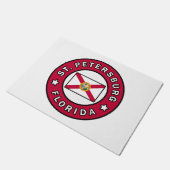 Petersburg Florida Fußmatte (Schrägansicht)