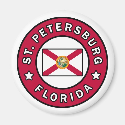 Petersburg Florida Magnet (Vorne)