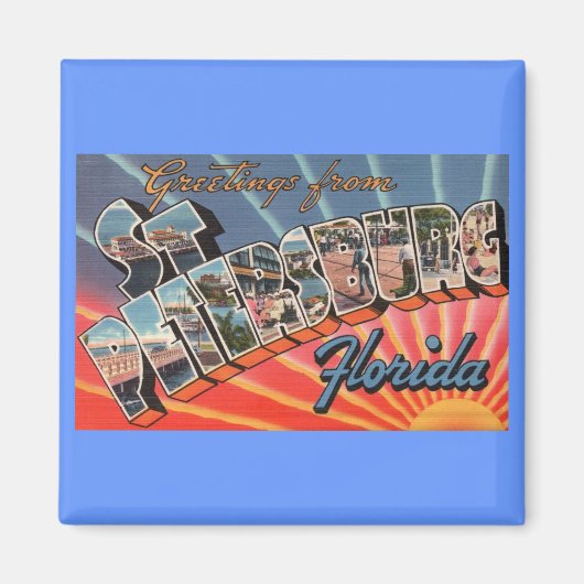 Petersburg Florida Magnet (Vorne)
