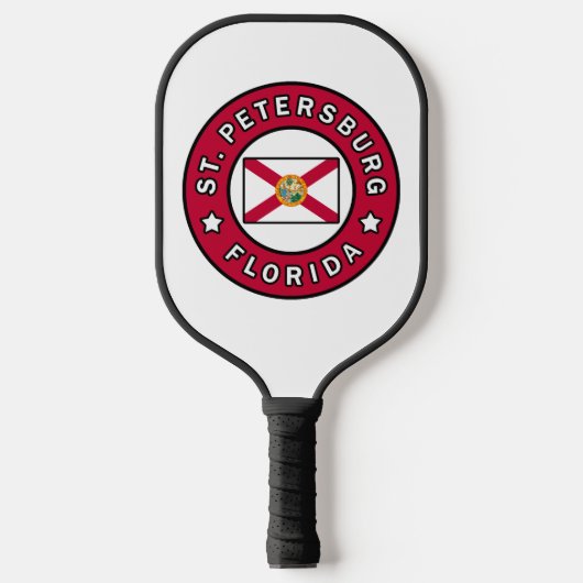 Petersburg Florida Pickleball Schläger (Vorderseite)