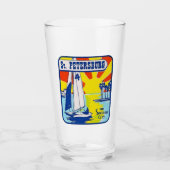 Petersburg, Florida - Pint Glass Glas (Vorderseite)