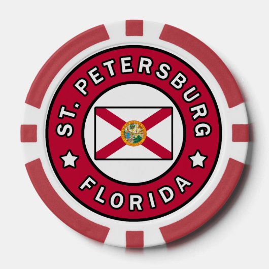 Petersburg Florida Pokerchips (Vorderseite)