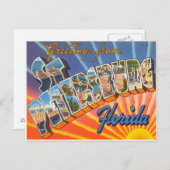 Petersburg Florida Postkarte (Vorne/Hinten)