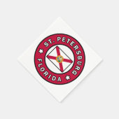 Petersburg Florida Serviette (Ecke)
