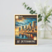Petersburg, Florida | Vintage Postkarte (Stehend Vorderseite)