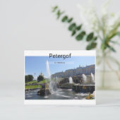 Petersburg, Petergof Postkarte (Stehend Vorderseite)