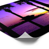 Petersburg Pier - Sunset Poster (Ecke)