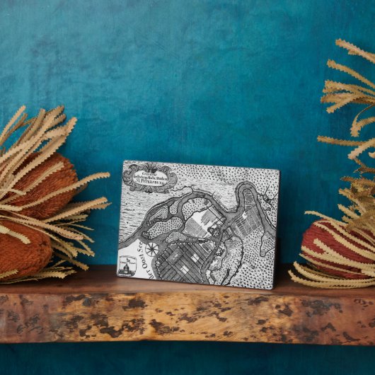 Petersburg-Plan Fotoplatte (Seite)