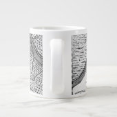 Petersburg-Plan Jumbo-Tasse (Rückseite)