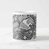 Petersburg-Plan Jumbo-Tasse (Vorderseite)