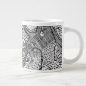 Petersburg-Plan Jumbo-Tasse (Rechts)