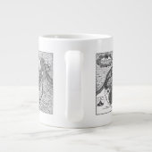 Petersburg-Plan Jumbo-Tasse (Rückseite)