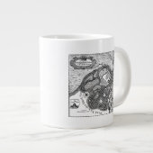 Petersburg-Plan Jumbo-Tasse (Vorderseite Rechts)