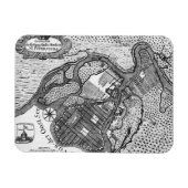 Petersburg-Plan Magnet (Horizontal)