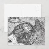 Petersburg-Plan Postkarte (Vorne/Hinten)