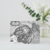 Petersburg-Plan Postkarte (Stehend Vorderseite)