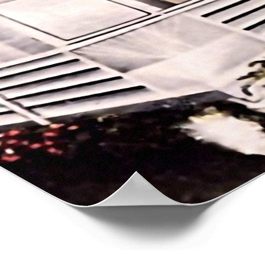 Petersburg, Restaurant Florida Gator Diner Poster (Ecke)