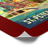 Petersburg - Russland Vintag Poster (Ecke)