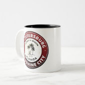Petersburg Sunshine City Florida Zweifarbige Tasse (Vorderseite Links)