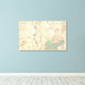 Petersburg Umgebung Bentonville Carolinas Leinwanddruck (Insitu (Holzboden))