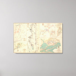 Petersburg Umgebung Bentonville Carolinas Leinwanddruck