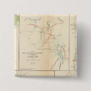 Petersburg, Va, Atlanta-Kampagne Button