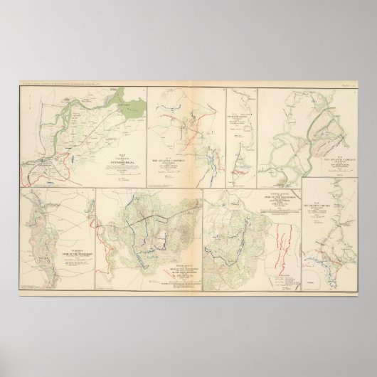 Petersburg, Va, Atlanta Poster (Vorne)