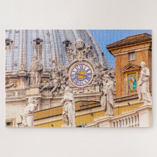 Petersdom, Details, Rom, Italien Puzzle (Horizontal)