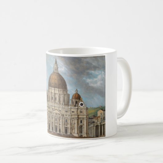 Petersdom in der Vatikanstadt Kaffeetasse (VorderseiteRechts)