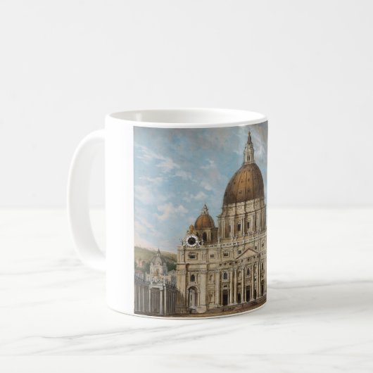Petersdom in der Vatikanstadt Kaffeetasse (Vorderseite Links)