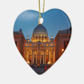 Petersdom in Rom - Italien Keramikornament (Links)