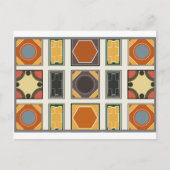 Petersdom Rom Inspiriertes Fliesendesign Postkarte (Vorderseite)