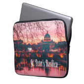 Petersdom, Rom, Italien Laptopschutzhülle (Vorderseite Links)