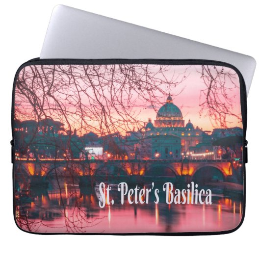 Petersdom, Rom, Italien Laptopschutzhülle (Vorderseite)