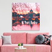 Petersdom, Rom, Italien Leinwanddruck (Insitu (Wohnzimmer))