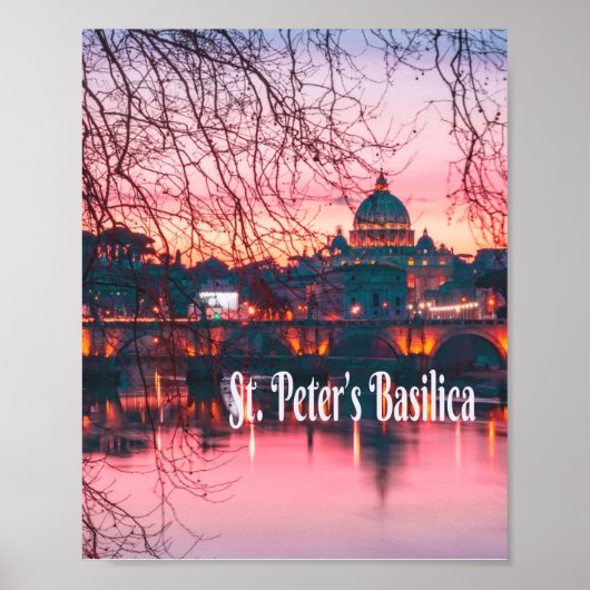 Petersdom, Rom, Italien Poster (Vorne)