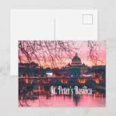 Petersdom, Rom, Italien Postkarte (Vorne/Hinten)
