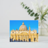 Petersdom Rom Italien Postkarte (Stehend Vorderseite)