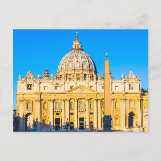 Petersdom Rom Italien Postkarte (Vorderseite)